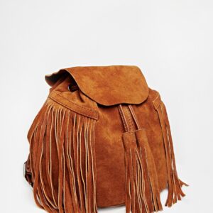 Mini Suede Fringed