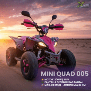 Mini Quad 500A Eléctrico 48V / 1200W – Diversión, seguridad y potencia en tamaño mini