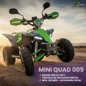 Mini Quad 005 Eléctrico 48V / 1200W – Diversión, seguridad y potencia en tamaño mini