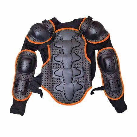 Peto Integral Infantil – Protección Completa para Moto y Motocross Naranja